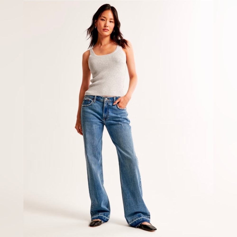 Abercrombie & Fitch Blue Boyfriend Jeans